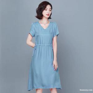 杭州夏裝精品舒適時尚氣質大方女裝真絲品牌折扣 直播供貨實體打
