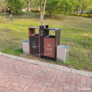 獻縣瑞達烤漆戶外分類垃圾桶廠家批發(fā)定制