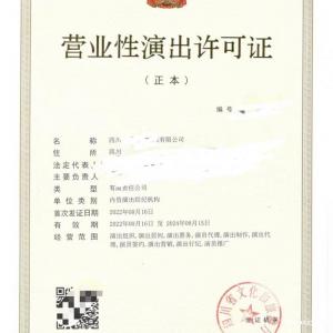 成都營業性演出許可證文藝表演團體申請表