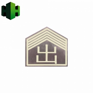 供應廣州地鐵蓄光自發光樓梯側立面不銹鋼疏散指示標識
