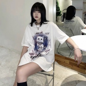 2023夏裝女裝大碼潮牌T恤