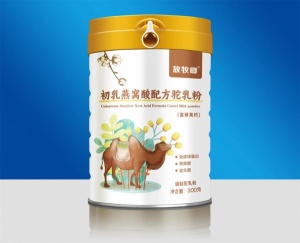 新疆伊犁駝奶廠家放牧啷初乳燕窩酸配方駝乳粉