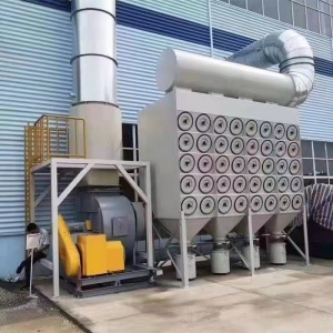橡膠廠脈沖布袋除塵器處理粉塵