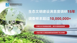 生態文明建設公眾滿意度調查指標設計