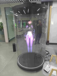 仿真數字人/櫥窗門店展示/全息虛擬人尺寸大小廠家支持定制
