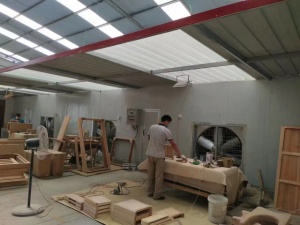家具廠專用水式循環打磨房配套定制