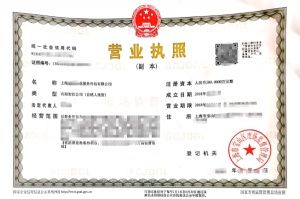 轉讓上海xx企業服務外包有限公司