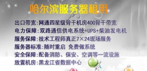 哈爾濱服務器租用