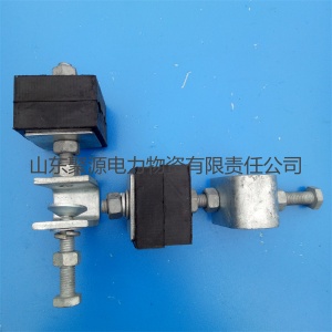 光纜引下線夾桿塔用引下卡具鋼帶緊固光纜固定夾具廠家