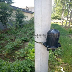 立式PC塑料接頭盒配180U型箍 4孔24芯光纜接續(xù)盒 桿用