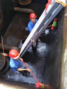 佛山禪城大福路儲水池清洗食品水箱去除雜質二次供水池設施清潔消