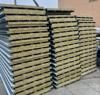 鋼結構阻燃隔熱巖棉板彩鋼瓦實體工廠