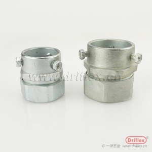 卡套式接頭 鋅合金材質(zhì)三柱式鍍鋅鋼管接頭內(nèi)徑10到100mm
