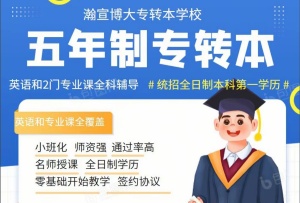 淮安瀚宣博大財務管理  五年制專轉本考前沖刺輔導班開課