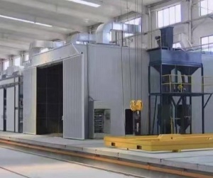 供應全自動封閉式大型工業噴砂房
